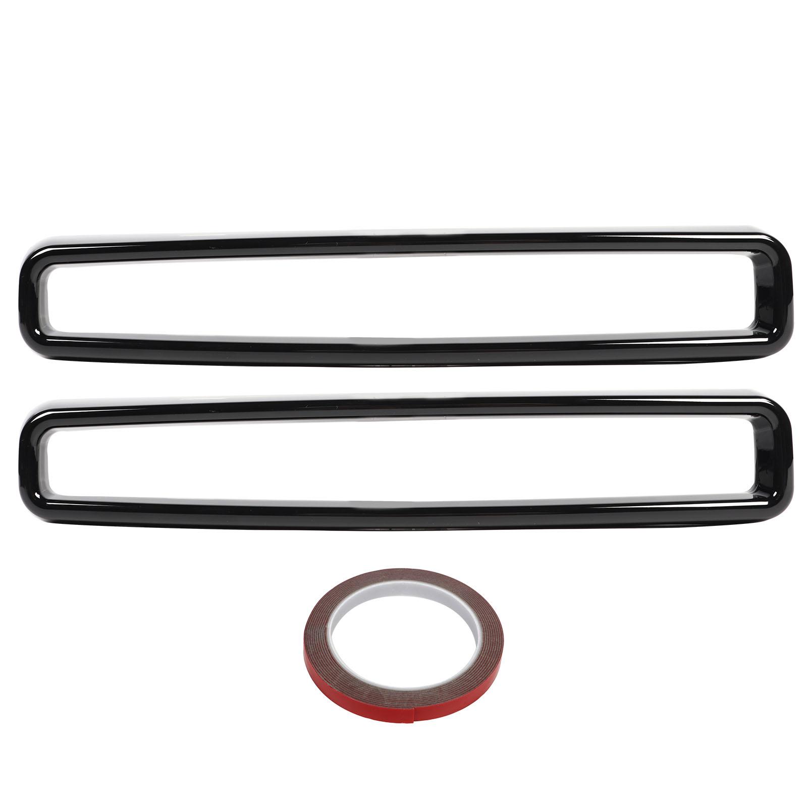 

Накладки на решетку радиатора, защитные вставки, крышка, отделка, замена для Dodge Challenger 2015–2020, глянцевый черный