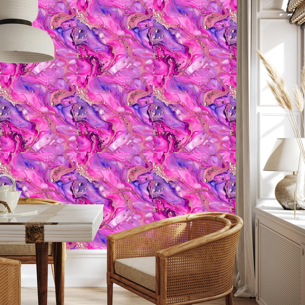 Ink Violet, Purple and Lavender Wallpaper for Living Room and Bedroom 50x1000
