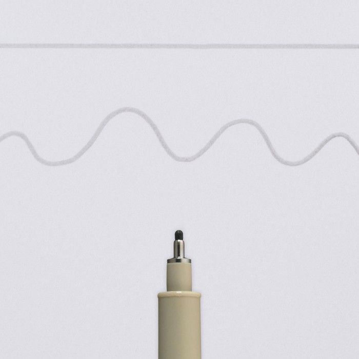 Feutre Pigma Micron 10 Sakura pointe fine 0.60mm gris froid clair