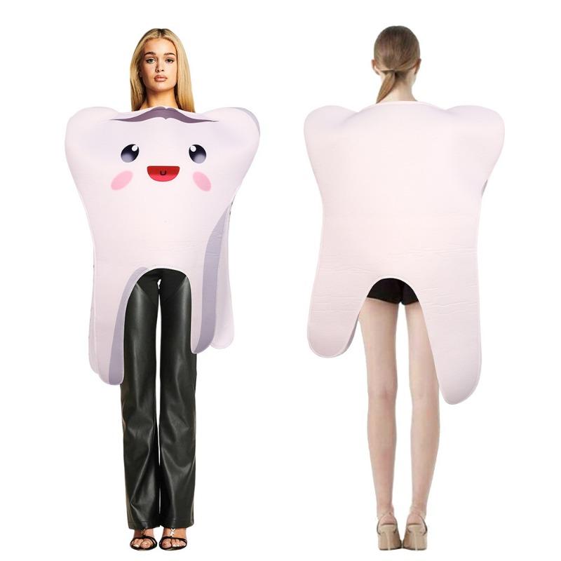 Halloween Mona Lisa 2 Costume Mural Costume Campus Event Performance Composite Sponge Suit Onesie