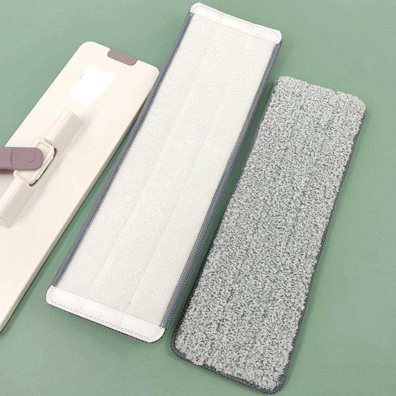 4/8Pcs Microfiber Mop Pad Washable Reusable Soft High Water Absorption Replacement Mop Head For Spray Mop Dust Mop Household