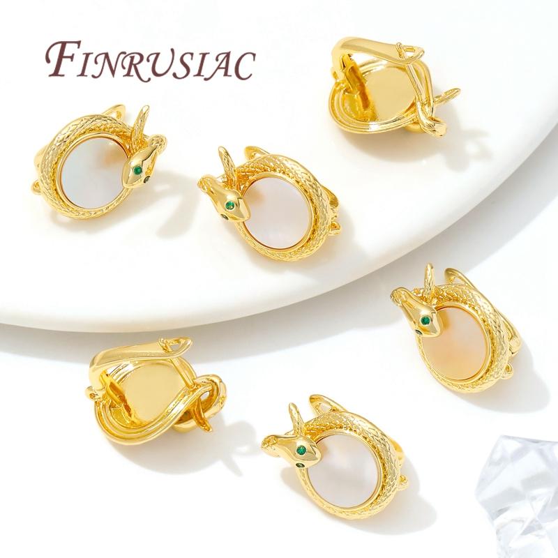 18K Echtgold Plated Zirkonia Inlaid Schlangenohrringe Haken Verschlüsse,Zubehör Für Ohrringe,Ohrhaken Ohrbügel Verschluss Für Ohrringe