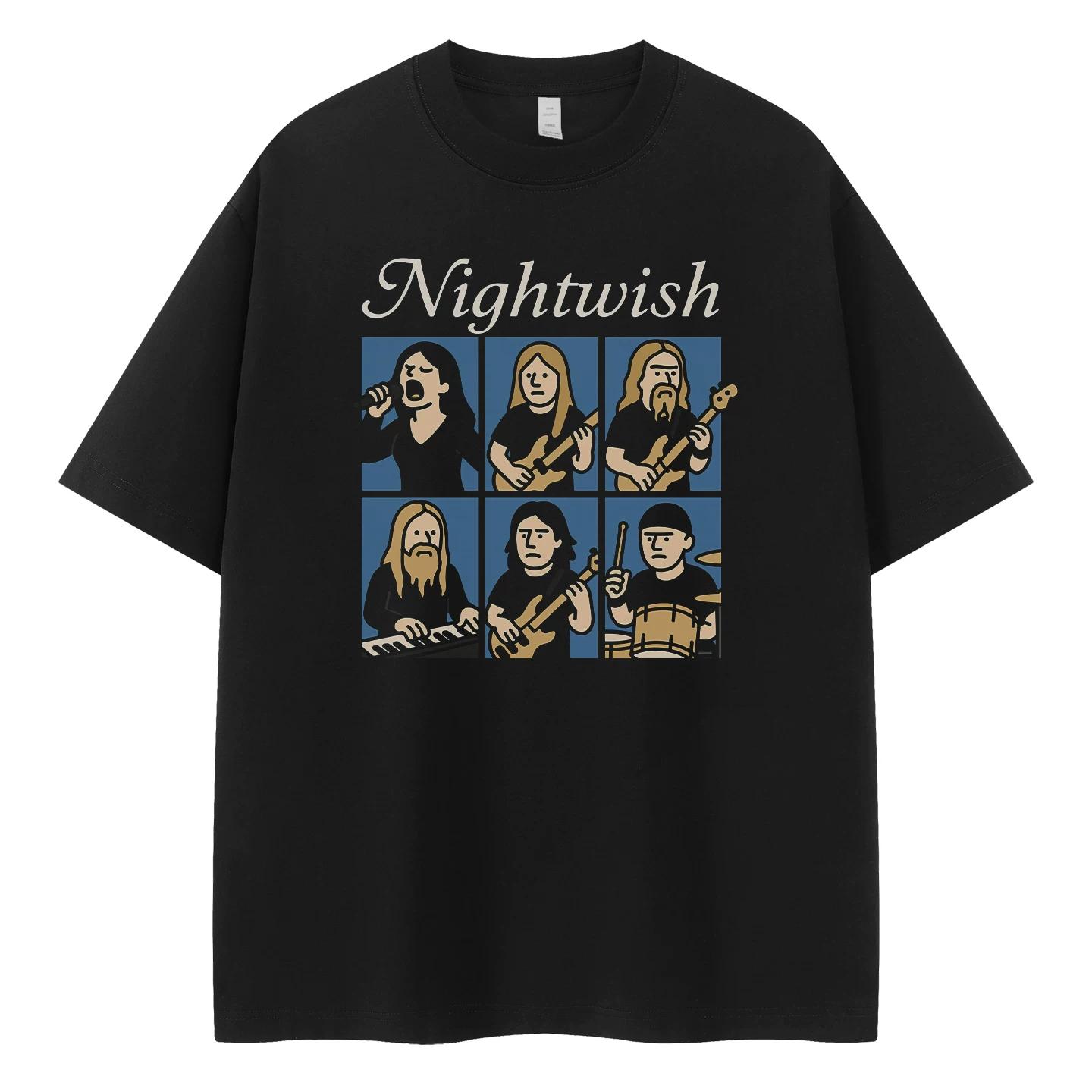 Nightwish T-Shirt, Soft Fabric Casual Daily Wear S