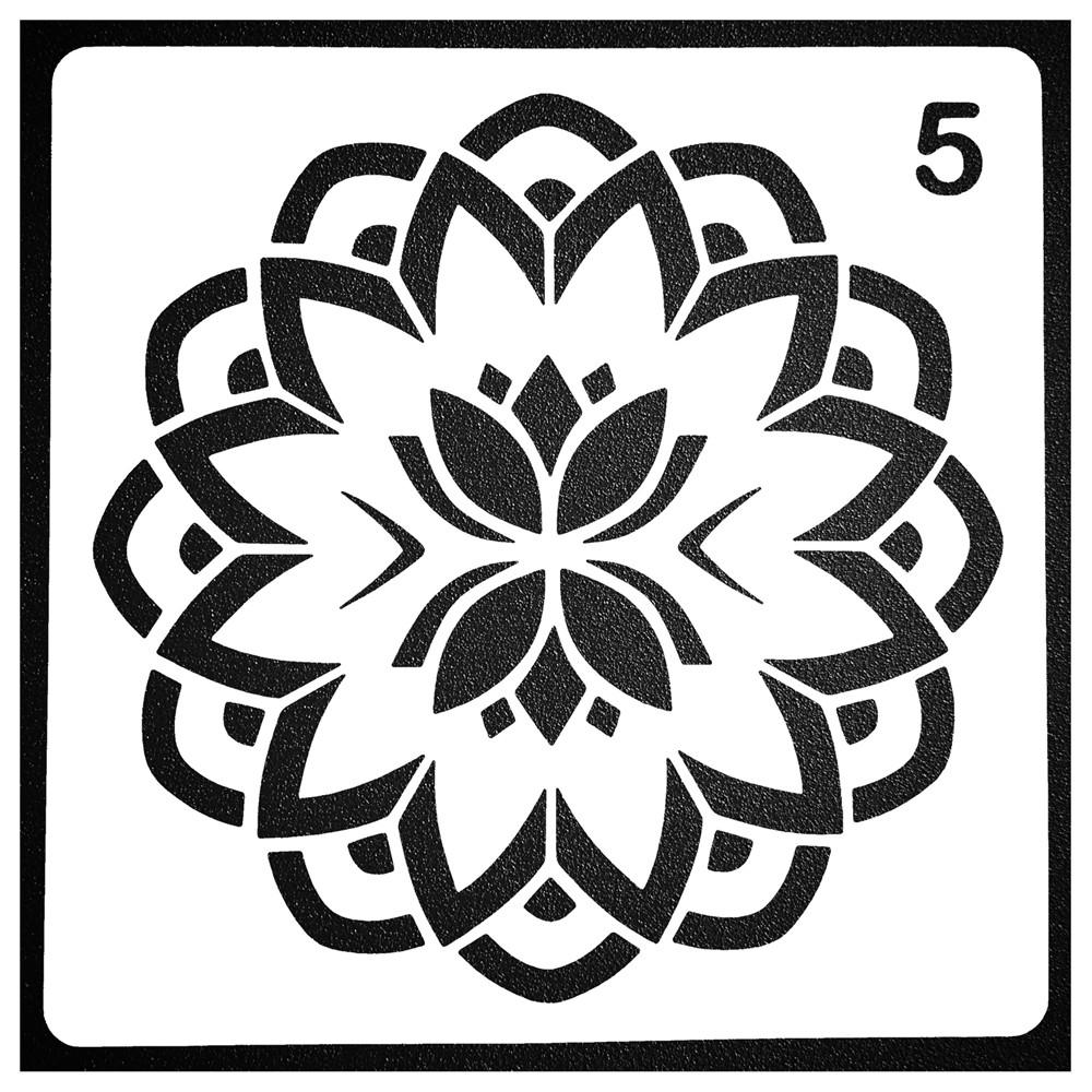 

Hollow Round Mandala Auxiliary Layering Stencils For Walls Painting Scrapbooking Stamp Album Decor Embossing Paper Card Template