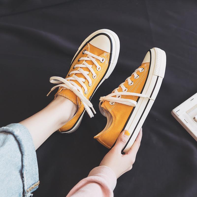 Casual versatile new little white canvas shoes female spring and summer students ulzzang board shoes Ryan