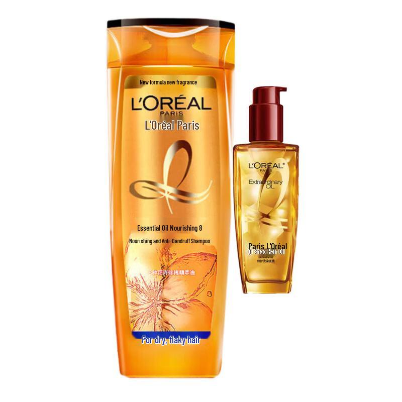 L Oréal Anti-Dandruff Shampoo & Miracle Hair Oil Set
