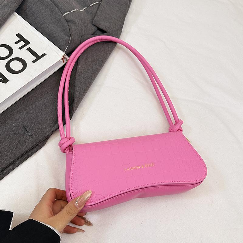 Underarm bag 2025 new crocodile pattern small square bag commuter shoulder messenger bag