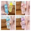 Cute Cartoon Design Tritan Plastic Water Bottle For Kids 550ml Capacity High-temperature Resistant