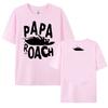 Cotton Summer Tees PAPA ROACH Heavy Mental Band Tshirts Graphic Clothing for Women Short Sleeve Unisex Streetwear O-neck Female Top