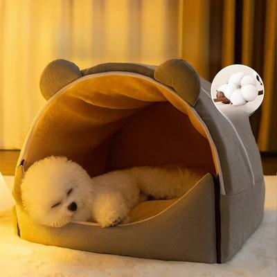 Kennel for All Seasons Fully Detachable and Washable Teddy Kennel for Small and Medium Sized Dog Bed Cat Kennel Pet Supplies