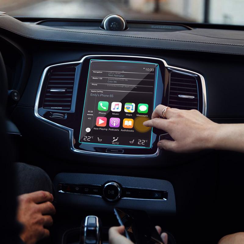 Car GPS Navigation Screen Steel Protector Film For Volvo XC60 XC90 S90 S60 V60 Xc40 C40 V90cc Car Accessories