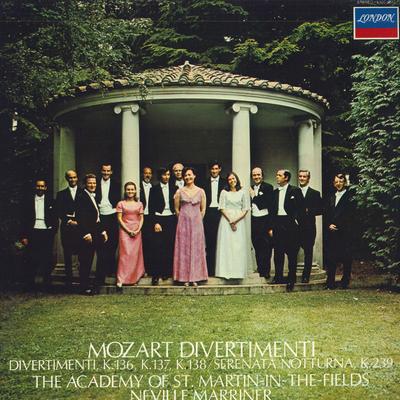 LP Record NEVILLE MARRINER, ACADEMY OF ST MAR - Mozart: Divertimento No. 1 / No. 2  L16C1647 LONDON 1983 Japan Obi Classical Used