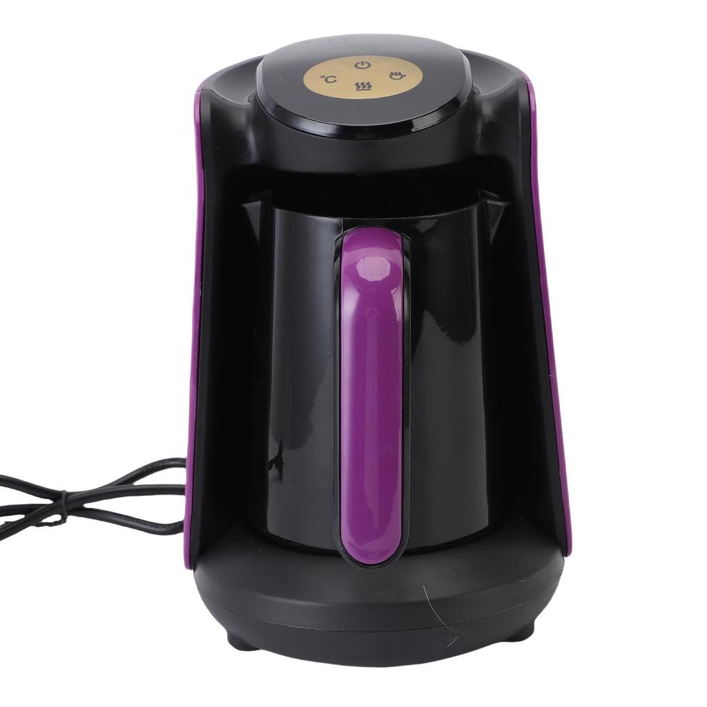 400W Turkish Coffee Maker Machine 6 Cups with Temperature Control LCD Display 3 Heating Modes for Home Travel EU Plug