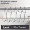 1/5/10Pcs Heavy Duty Double Utility Hooks with Buckle Multi-use Hangers for Clothes Towels Camping Home Use