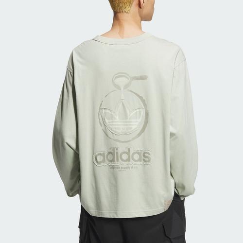 Adidas Originals TOC LONG SLEEVE TEE Sweatshirt Unisex Halo Green JG1521