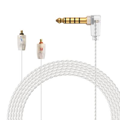 OKCSC Aurora Recable IPX LINUM BAX T2 Connector Earphone Cable for Westone Replacement Cable Balanced Connection 2 Cores High Purity OFC Silver Plated