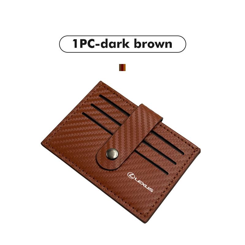 

Car Anti theft Rfid Credit ID Card Holder Wallet Men Leather Bag Wallet For Lexus RX350 IS250 IS200 GS300 LX570 RC350 UX250h