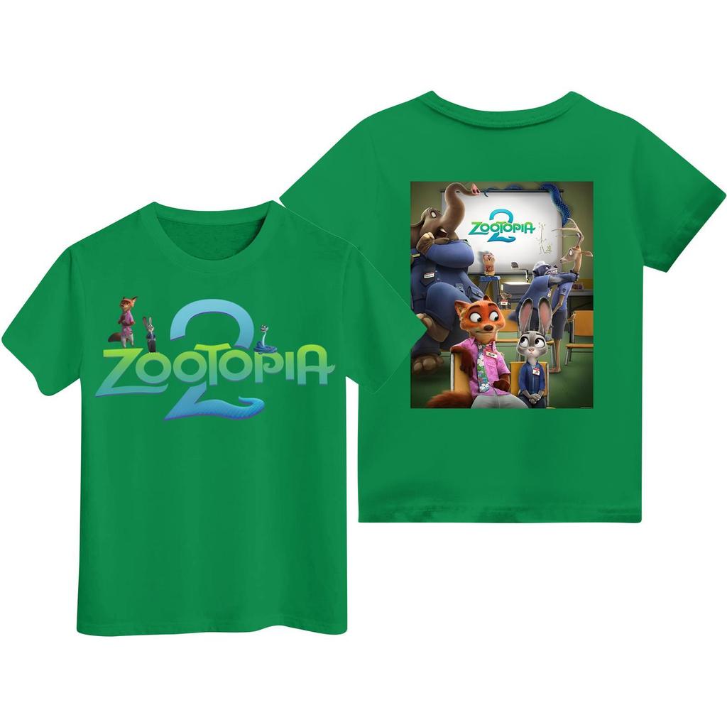 Children's Casual Fashion Cartoon Print Short-sleeved T-shirt Top