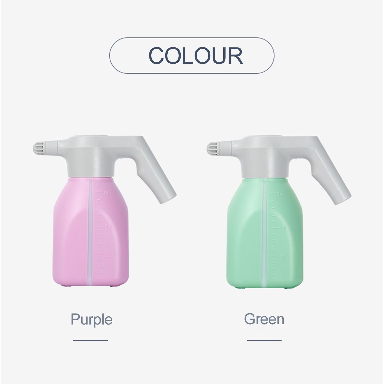1.5L Electric Garden Sprayer Electric Plant   Spray Bottle for House Flower Indoor Handheld Wate  Can Spritzer with   Spout Automatic