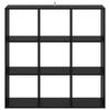 Bookshelf Black Oak 102 x 32 x 102 cm