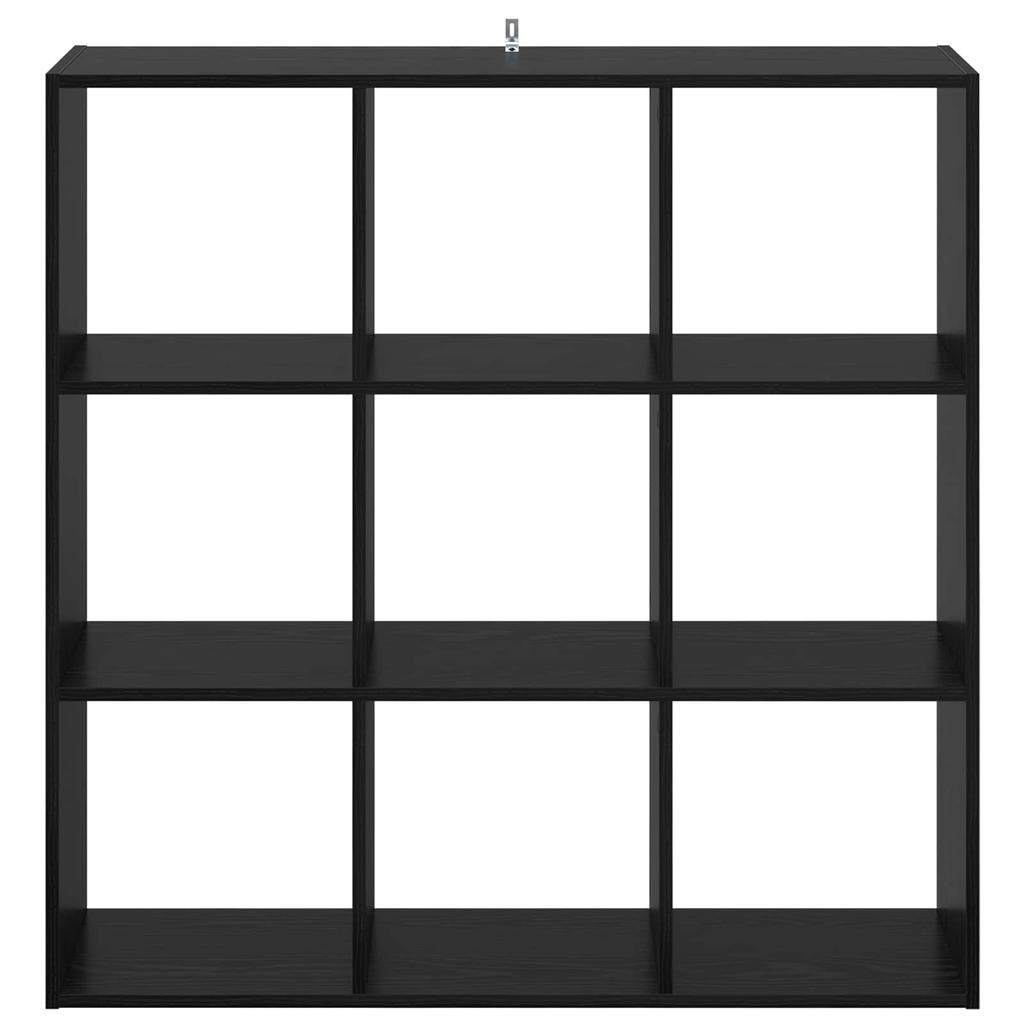 Bookshelf Black Oak 102 x 32 x 102 cm