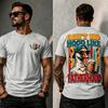 Funny Retro Ain't No Hood Like Fatherhood Duck Beer T-Shirt 90s Streetwear Duck with Sunglasse