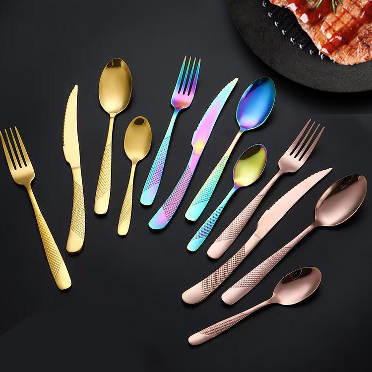 Premium Stainless Steel Steak Cutlery Set - Tableware for Home, Restaurants, and Hotels