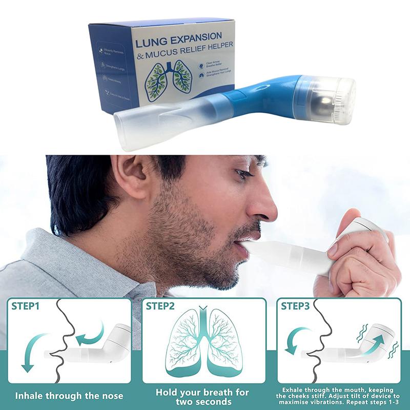 Zařízení na odstranění hlenu Lung Expander Respirator Trainer Vibration Expectorator