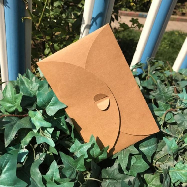 10/50Pcs Project Pocket Document Organizers for Office Folder Booklet Bag Kraft Papers Envelopes with Latches Closure