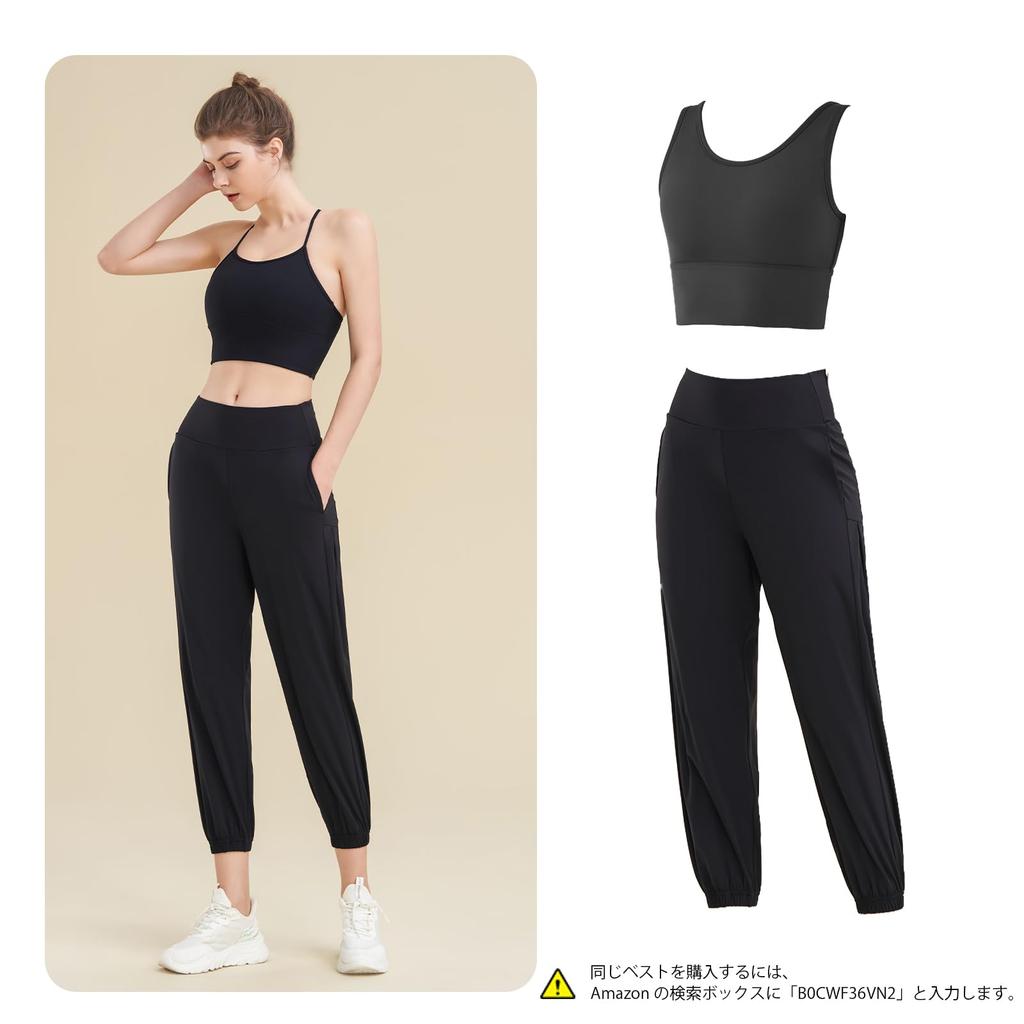 IRCOLVE Yoga Pants with Leg Design for and and Women's Loose-Fit Side-Slimming Pilates, Running, Training, Dance. Sweat-Wicking Quick-Drying (Size M,