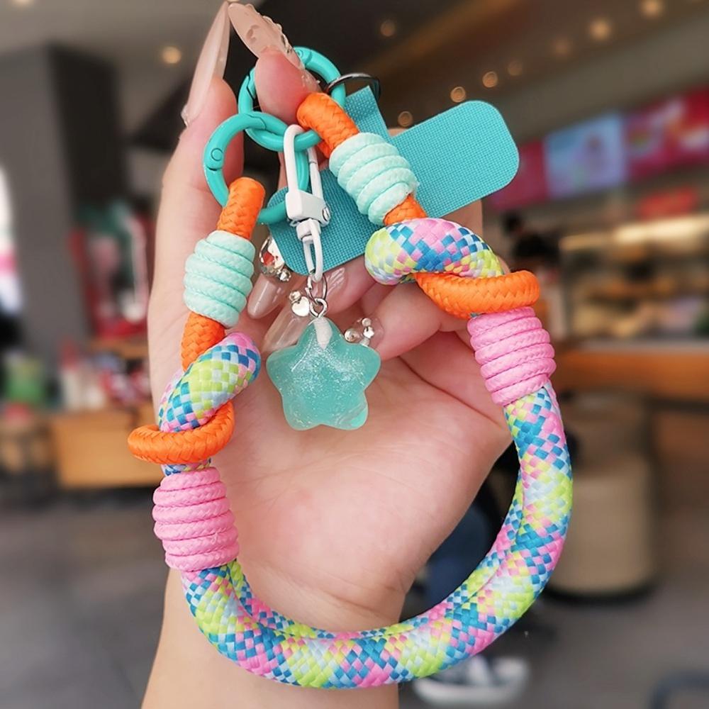 

Korea INS Handwoven Detachable Mobile Phone New Universal Lanyard Wrist Strap Sports Convenient Safety Anti-drop Rope Accessorie