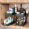 Pull-out Storage Rack for Kitchen and Bathroom