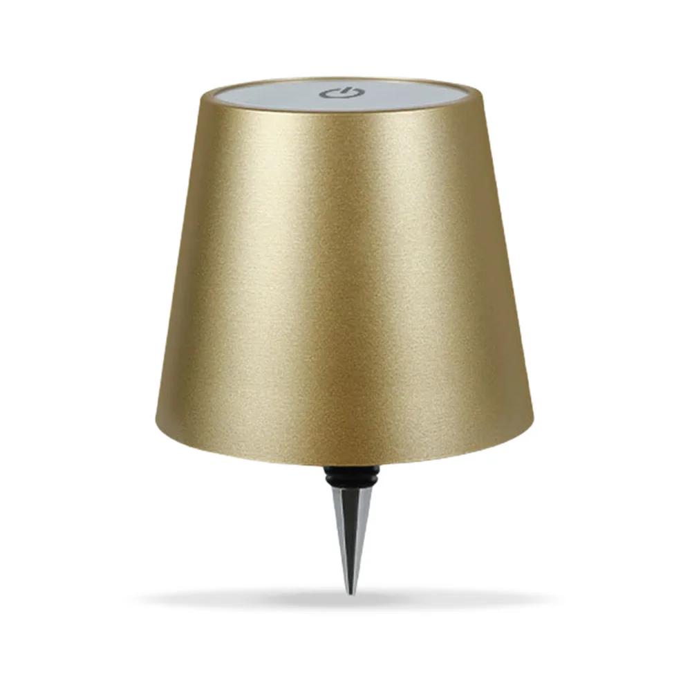 Wireless Wine Bottle Lamp Type-C Charging Touch Control Wine Bottle Light Dimming LED Table Lamp Bar Cafe Atmosphere Night Light