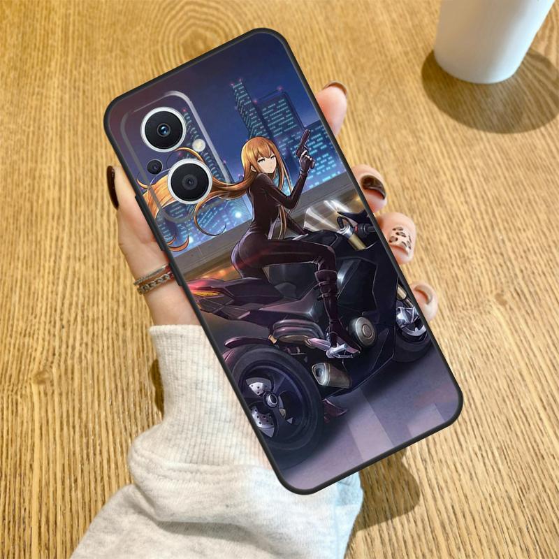Motorradmädchen Anime Hülle Für OPPO Reno 14 F 10 11 12 13 Pro 13F 12F 11F 7 8 Lite OPPO Find X6 X5 X8 X9 Pro Hülle