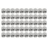 50Pcs Coupling Nut Round Female Thread Stainless Steel M4 Connector Nut Kit for Maintenance