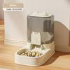 Split Design Automatic Pet Feeder And Water Dispenser Set Gravity Refill Food And Water Bowls For Cats And Dogs
