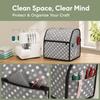 Soft Lined Overlock Machine Protective Cover Protective Case for Singer/Brother Tool Organization