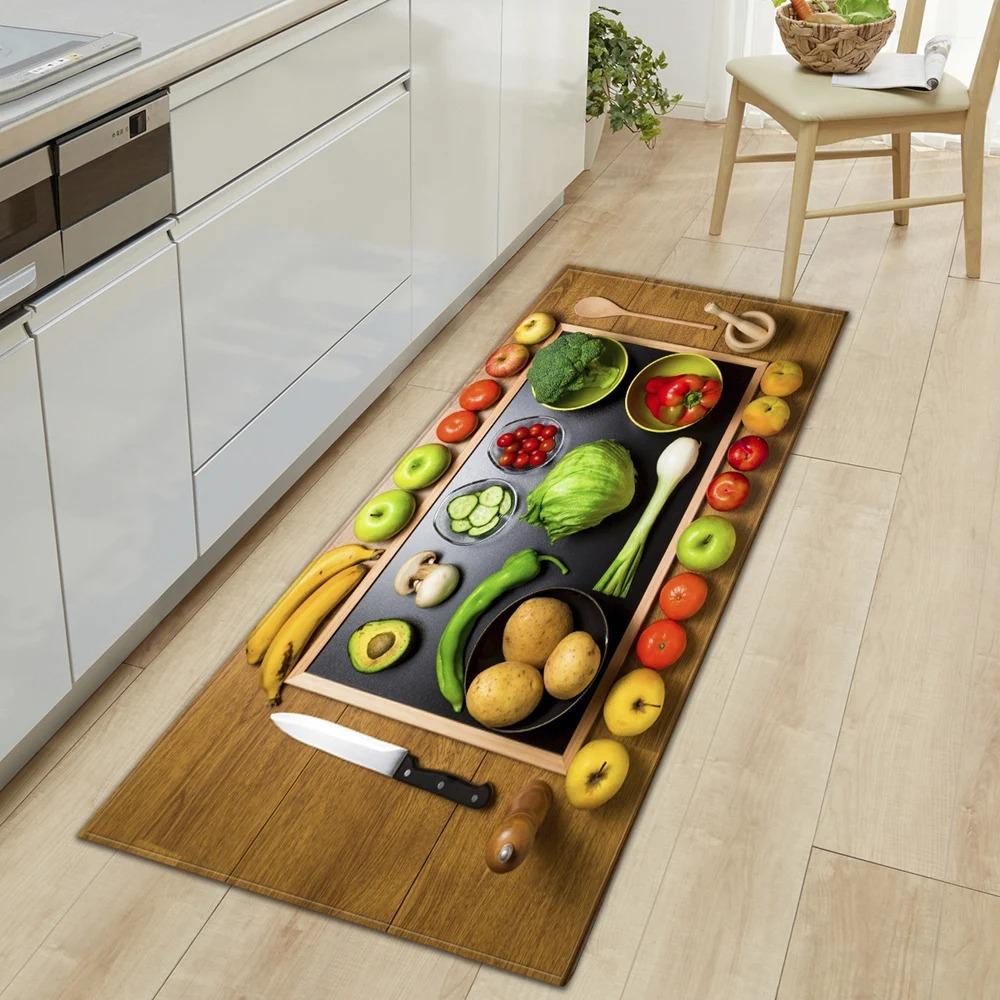 Fruit Pattern Home Kitchen Floor Mat Door Decoration Floor Mat