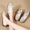 Summer Women's Sandals Mary Jane Beach Breathable Flat Shoes Closed Toe Casual Soft Sandals for Girl Plus Size