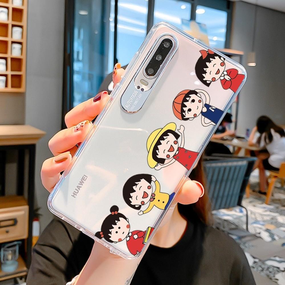 Cartoon Chibimaruko Chan Phone Case for Samsung S10 20 22 23 A10 40 for Xiaomi10 Note10 for Huawei P50 20 Honor60 70