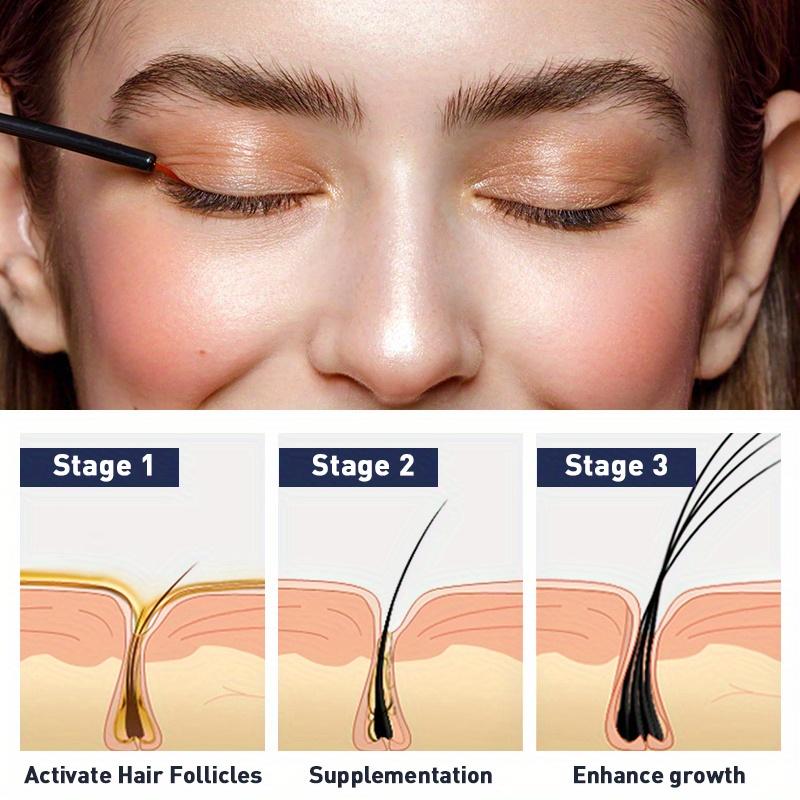 Lengthening Eyelash Conditioner Eyelash Serum Natural Looking Dark Curly Eyelash Eyebrow Eyelash Conditioner Eyelash Care Liquid Eyelash Essence