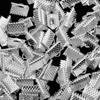 100 Pieces Ribbon Clip and Clamp Cable End , Sliver, 10mm