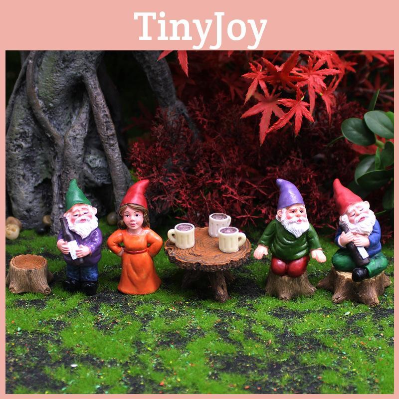 Resin Decorations Garden With Fantasy Dwarfs For Home And Handicrafts Patio