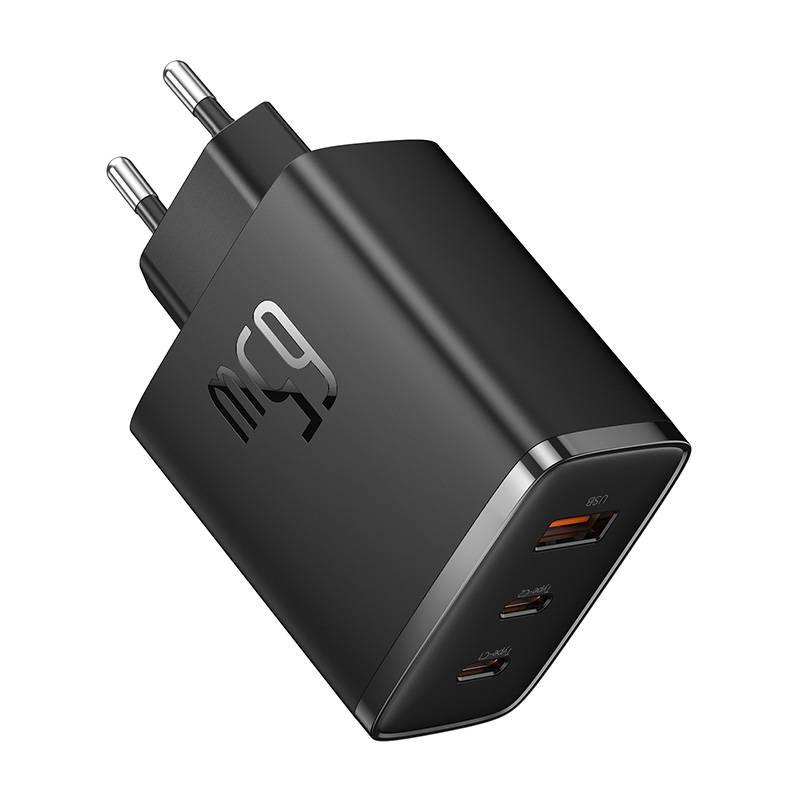 Baseus Os-Cube Pro Network Charger 2Xusb-C + Usb, 65W (Black)