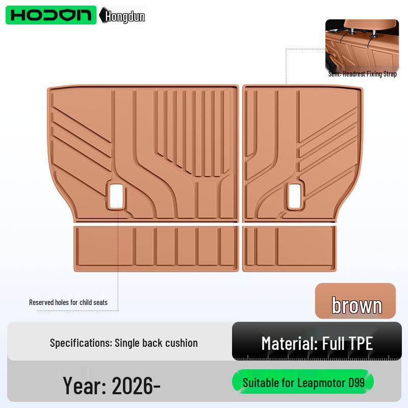 Leapmotor D99 Custom Trunk Mats - TPE26 Interior Accessories for New Car Modification