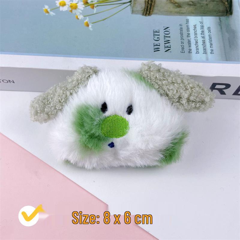 Screaming Puppy Keychain: Adorable Plush Pendant & Hair Accessory for Kids