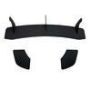 Car Rear Bumper Diffuser Exhaust Bracket 3 Fins Boot Splitter Guard Spoiler Plate Lip Auto Parts For VW Scirocco R 2008-2016
