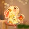 Waterproof Festival Lantern Material Pack DIY Craft Rabbit Lantern  Women Children