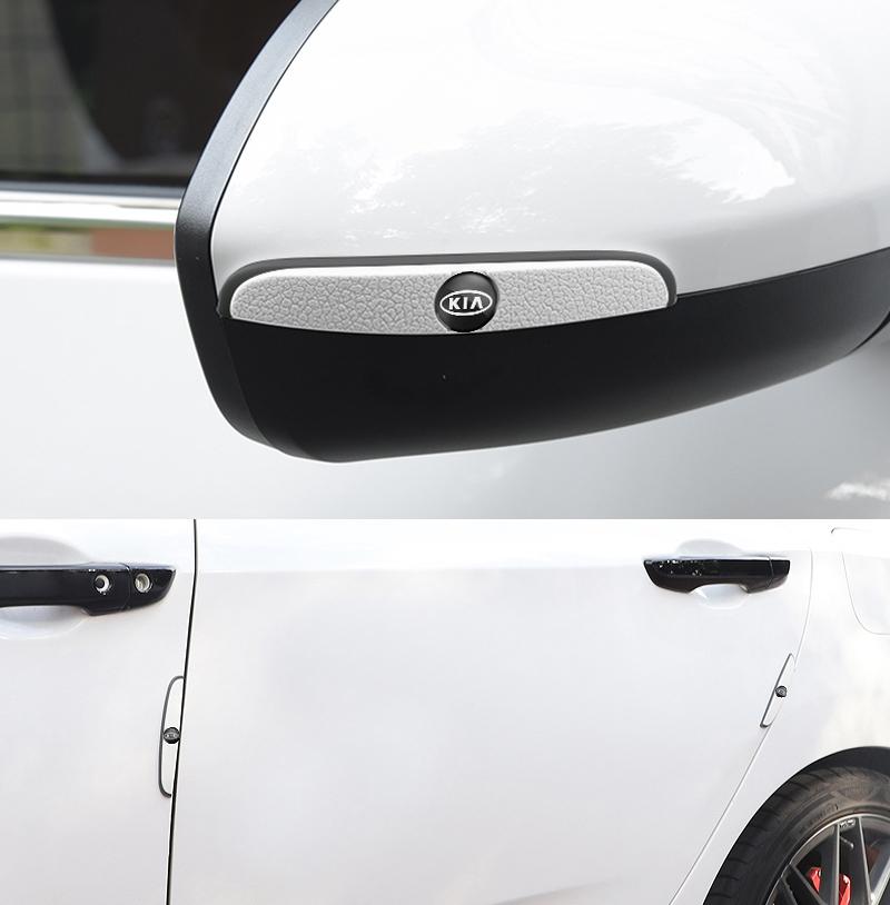 4 Stück Auto Anti-Kollisionsleiste Autotür Kratzschutz Aufkleber Für Kia Morning Picanto Rio Stonic Sportage Ceed Optima F