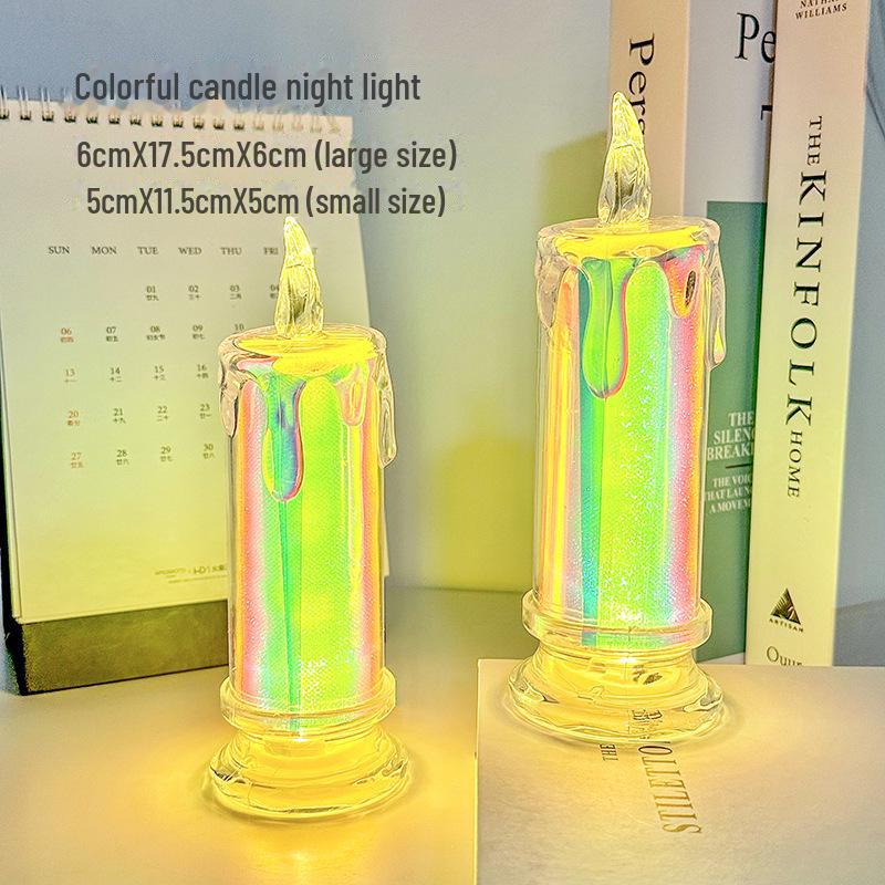 LED Flameless Candle Lamp - Romantic Night Light & Decorative Ornament